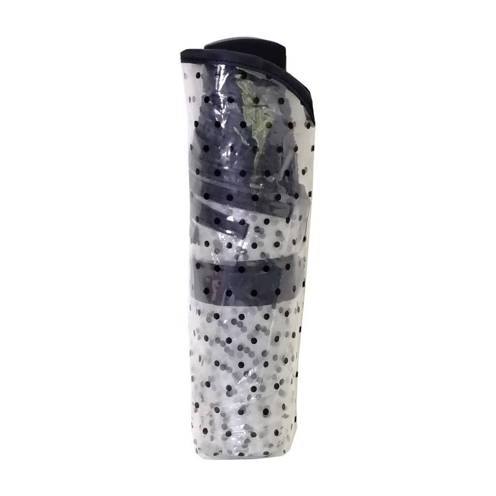 Obrázok Transparentný skladací dáždnik Ambiance Black Polka Dots, ⌀ 97 cm