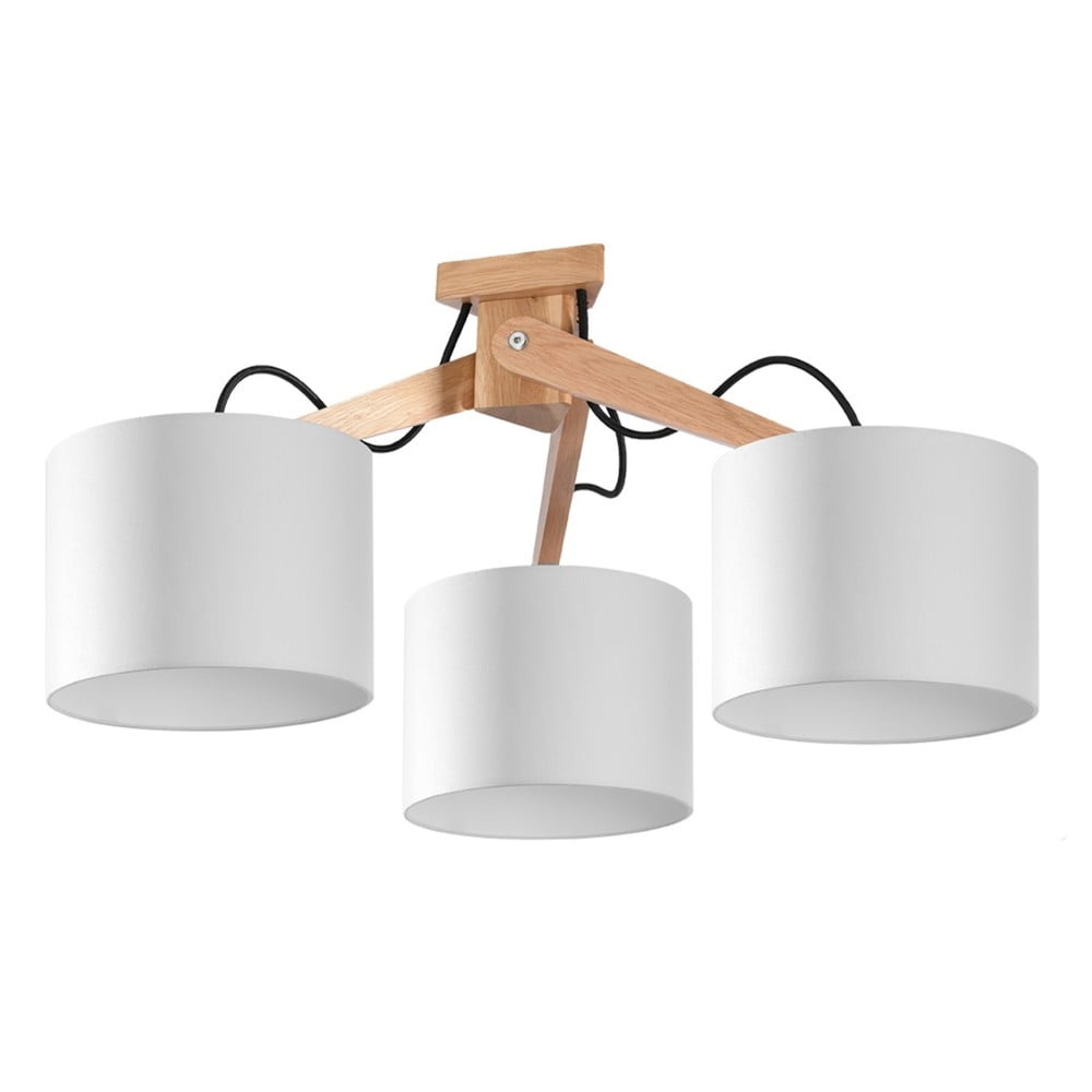 E-shop Biele stropné svietidlo Nice Lamps Donna, dĺžka 70 cm