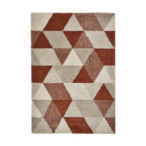 Tmavočervený koberec Think Rugs Royal Nomadic Angles, 160 x 220 cm