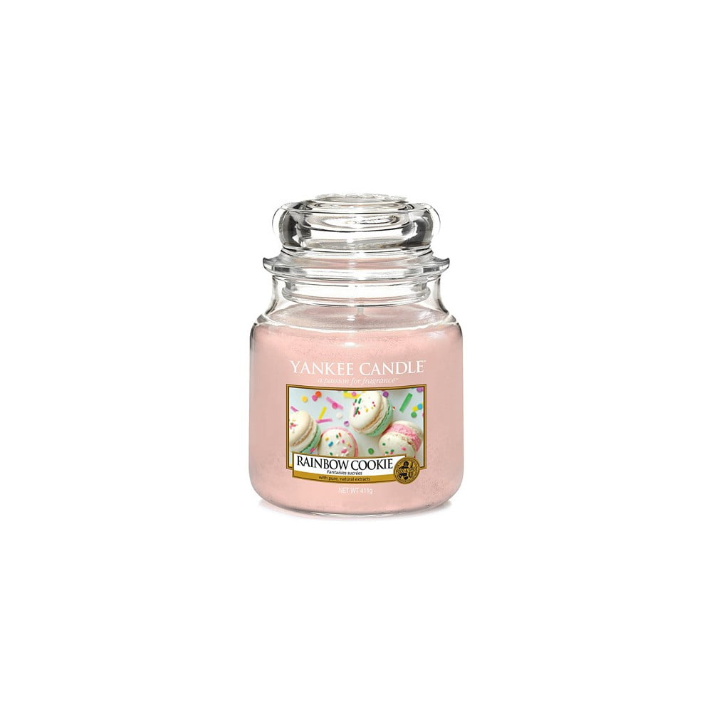 Obrázok Yankee Candle Rainbow Cookie vonná sviečka 411 g Classic stredná 