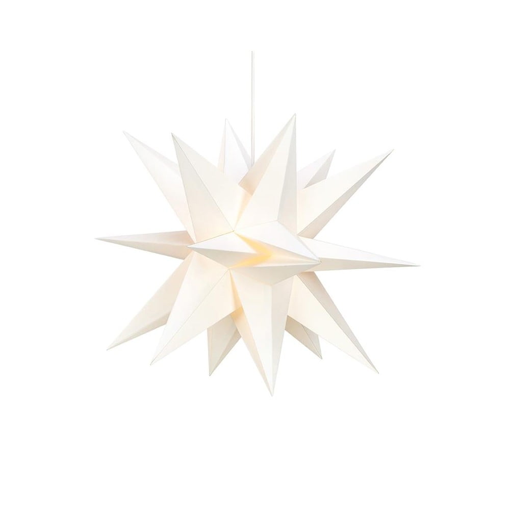E-shop Biela svetelná dekorácia Markslöjd Skilling, výška 50 cm