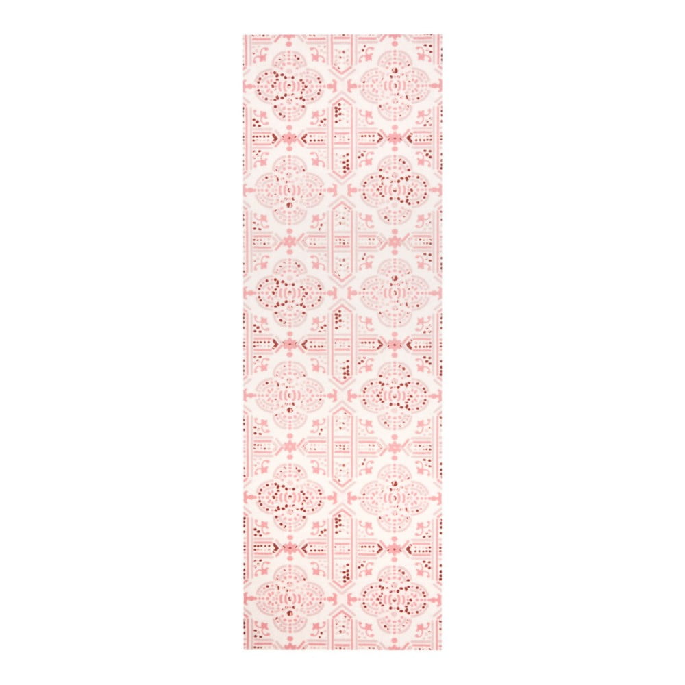 E-shop Ružový behúň Zala Living Cook & Clean Tile, 45 × 140 cm
