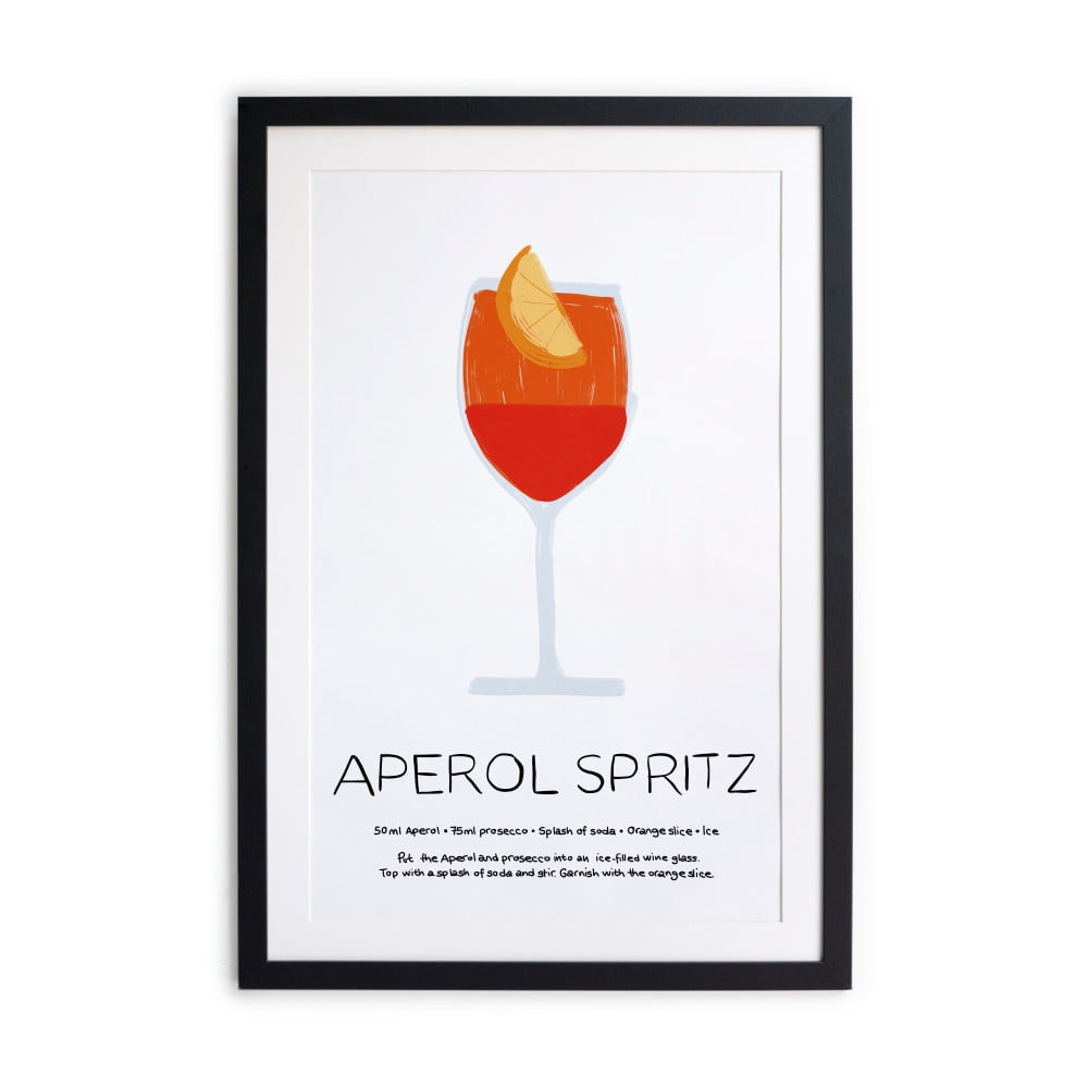 Obrázok Zarámovaný plagát Really Nice Things Aperol, 40 × 50 cm