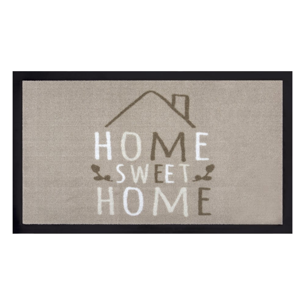E-shop Béžová rohožka Hanse Home Home Sweet Home, 45 x 75 cm