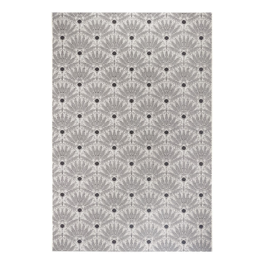 E-shop Čierno-sivý vonkajší koberec Ragami Amsterdam, 80 x 150 cm