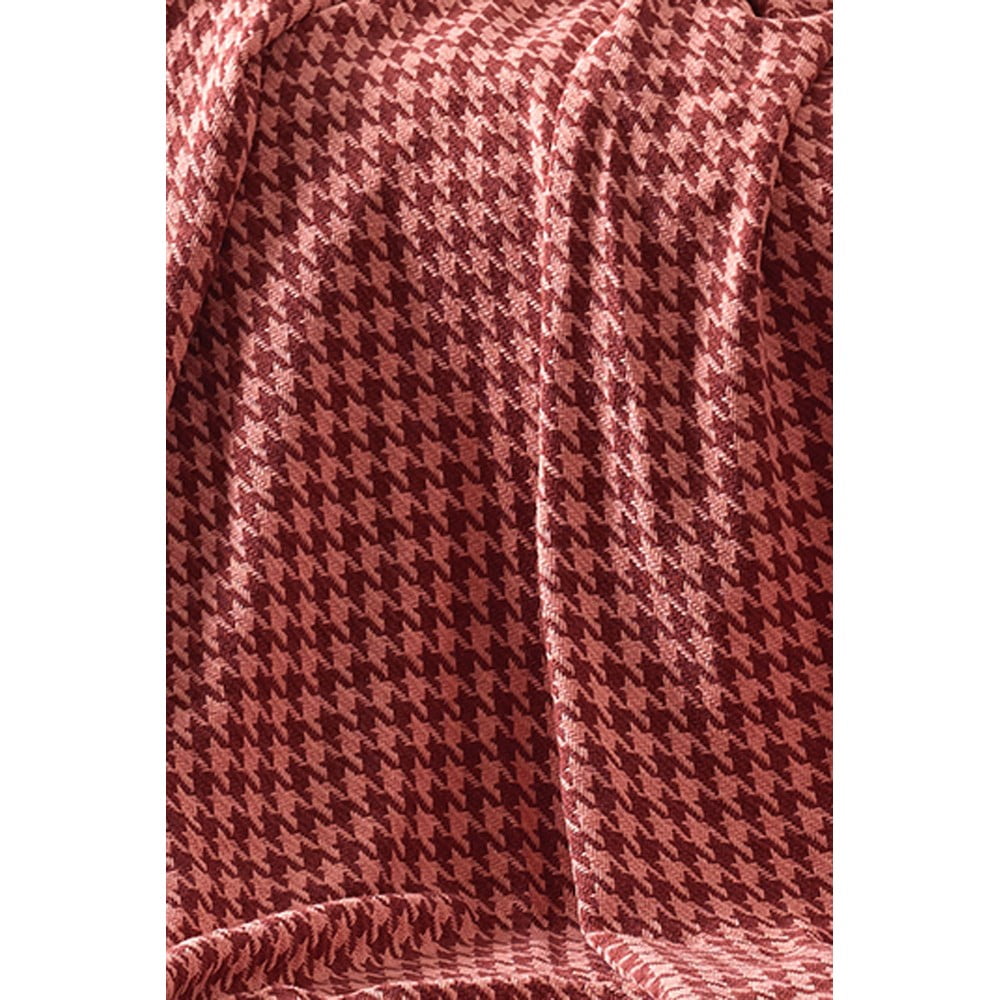 Obrázok Ružový bavlnený prešívaný pléd na dvojlôžko EnLora Home Throw Brick Red Light Pink, 200 × 230 cm