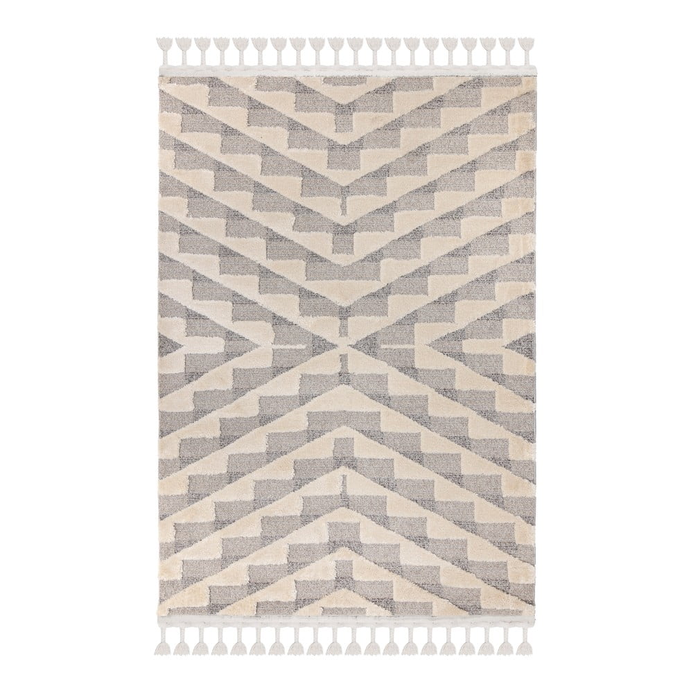 Obrázok Sivo-krémový koberec Flair Rugs Hampton, 80 x 150 cm