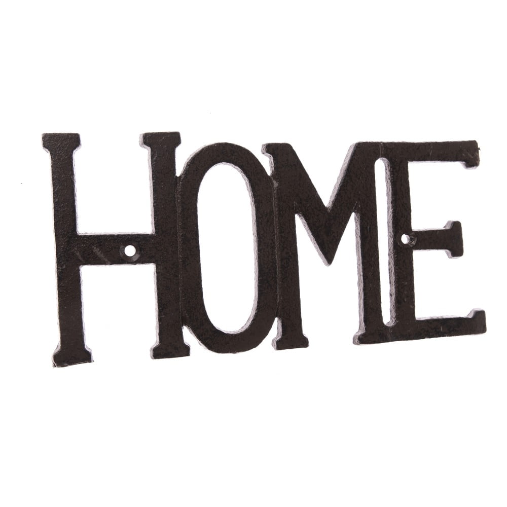 E-shop Čierna liatinová nástenná dekorácia Dakls Home