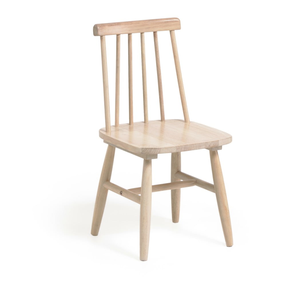 E-shop Detská stolička z kaučukového dreva Kave Home Kristie